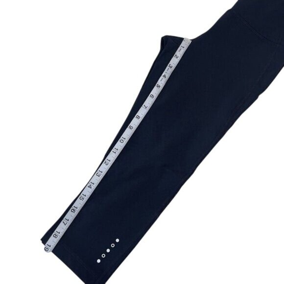 CORE IO Women Crop Leggings black SZ XS Mesh Details-back Pocket- Activewear - Picture 7 of 12